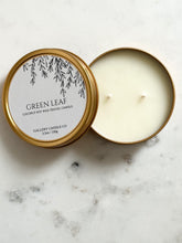 Load image into Gallery viewer, GREEN LEAF TRAVEL CANDLE