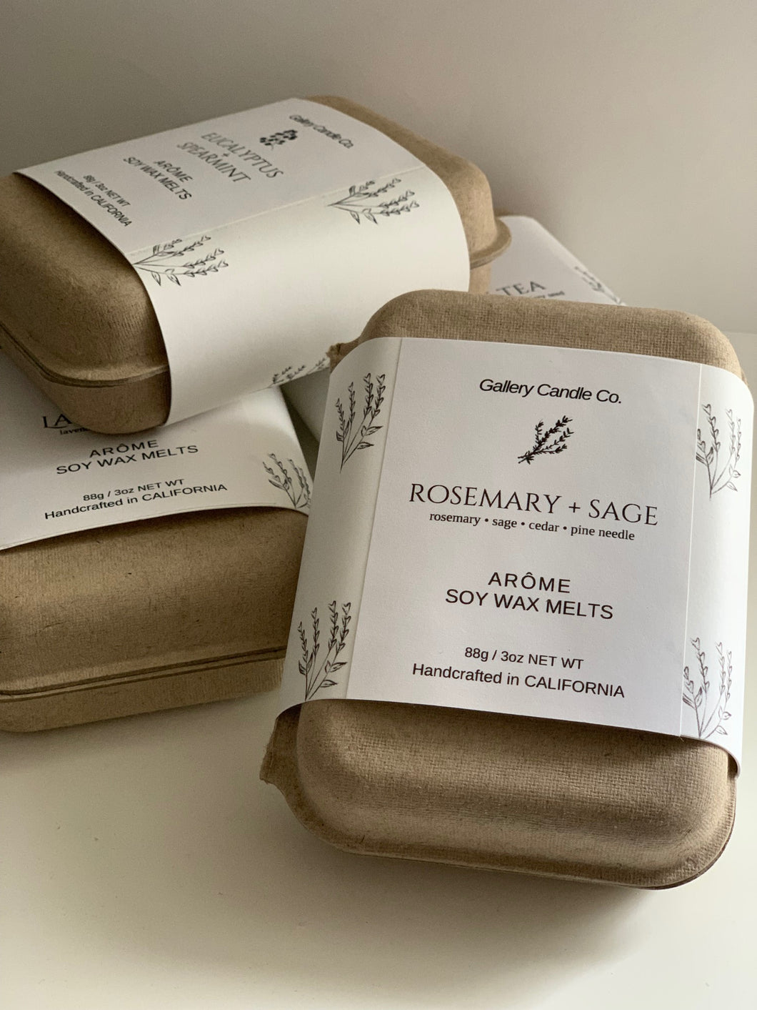 ROSEMARY SAGE HERBAL ARÔME WAX MELTS – Gallery Candle Co